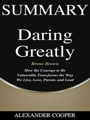 cover image of Summary of Daring Greatly